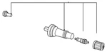 Genuine Tire Pressure Monitoring System (tpms) Sensor Valve Assembly 407706ly0b. Fixed Price $75.43.