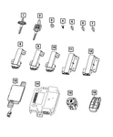 Genuine Mopar Wireless Control Module Receiver 68671484af. Fixed Price $73.01.