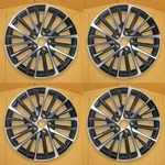 For Lexus Es300h Es350 Oem Design Wheel 18" 22-24 Machined Charcoal 4 Pcs. Fixed Price $784.96.