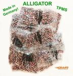 Tpms Valve Stem Cores Nickel Plated German Alligator (100 Pieces). Fixed Price $13.95.