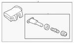 Genuine Mitsubishi Tire Pressure Monitoring System (tpms) Sensor 4250g326. Fixed Price $159.74.