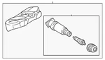 Genuine Bmw Tire Pressure Monitoring System (tpms) Sensor 36-10-6-887-146. Fixed Price $122.33.