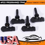 4pcs Programmed Tpms Tire Pressure Monitoring Sensor For Chevy Gmc Cadillac. Fixed Price $29.34.