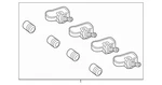 Genuine Mercedes-benz Sensor Kit 000-905-85-04. Fixed Price $255.60.