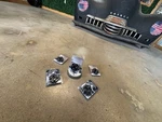 (5) Genuine Volvo Valve Stem Caps - Black 8640128 Same As Dealer. Fixed Price $137.95.