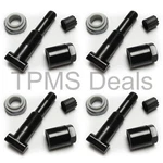 Black Valve Stem Set Fits Schader 20223 Chevrolet Corvette C7 Tpms Sensor. Fixed Price $39.98.