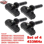 4pcs Tpms Tire Pressure Sensor 56029359ab 68406531aa 56029359ac For Dodge Jeep. Fixed Price $25.77.