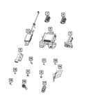 Genuine Mopar Hub Receiver 68583984ab. Fixed Price $98.71.
