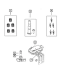 Genuine Mopar Tire Pressure Sensor Kit 68510379aa. Fixed Price $52.94.