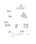 Genuine Mopar Blind Rivet 68242161aa. Fixed Price $2.19.