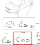 Jaguar & Land Rover Tyre Valve Service Kit Lr156917 / T2h53945 Genuine New. Fixed Price $55.31.