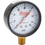 Safety Racing Tire Pressure Gauge Only, 0-15 Psi. Fixed Price $16.99.