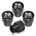 Dodge Scat-pack Full Color In Black On Aluminum Tire Valve Stem Caps. Fixed Price $22.99.