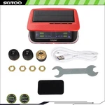 Red Rv Tire Pressure Sensor 1pc Tpms Solar Monitor 4pc Sensors W/alarm Modes. Fixed Price $29.48.