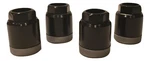 Set Of 4 Black And Silver Tire Pressure Sensor Valve Stem Tpms Mounting Nuts. Fixed Price $16.87.