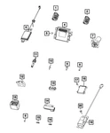 Genuine Mopar Hub Receiver 68583991ab. Fixed Price $100.07.