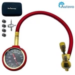 Pointer Tire Pressure Gauge,with Two-inch Dial,valve Nozzle Plastic Cap. Fixed Price $20.89.