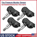 4pcs Oem Tpms Tire Pressure Sensor For Honda Crz Odyssey 42753-sna-a830-m1. Fixed Price $36.44.