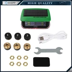 Green Rv Tire Pressure Sensor 1pc Tpms Solar Monitor 6pc Sensors W/alarm Modes. Fixed Price $38.79.