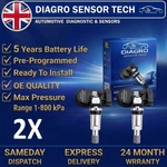 2x Pre-coded Tyre Pressure Sensor Tpms For Suzuki Celerio Lf Yl7 4313961m00. Fixed Price $57.68.