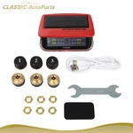 Red Rv Tire Pressure Sensor 1x Tpms Solar Monitor 6x Sensors Alarm Modes. Fixed Price $42.19.