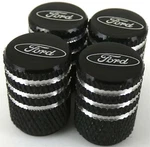 4x Ford Tire Valve Stem Caps For Car Truck Universal Fitting Black Free Shipping. Fixed Price $11.88.