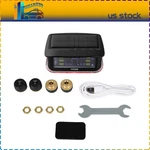 Black Rv Tire Pressure Sensor 1pc Tpms Solar Monitor 4pc Sensors W/alarm Modes. Fixed Price $27.01.