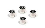 Genuine Mercedes-benz Tire Valve Stem Caps - Black Q-6-40-8126. Fixed Price $33.72.
