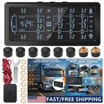 Solar Rv Trailer Tire Pressure Monitoring System 7 Lcd Tpms With 8 Sensors. Fixed Price $69.99.