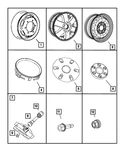 Genuine Mopar Wheel Valve Stem 68006773aa. Fixed Price $8.61.