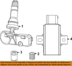 Chrysler Oem 05-25 300-tpms Sensor Nut 56053033ab. Fixed Price $2.78.
