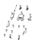 Genuine Mopar Hub Receiver 56029936ab. Fixed Price $121.90.