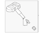 Genuine Kia Tire Pressure Sensor 52940-j7000. Fixed Price $46.79.