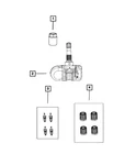 Genuine Mopar Tire Pressure Sensor 68575243ab. Fixed Price $27.81.
