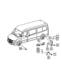 Genuine Mopar Tire Pressure Monitoring Module 68042156aa. Fixed Price $130.53.