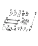 Genuine Mopar Hub Receiver 68727332ab. Fixed Price $128.32.