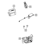 For Dodge Dart 2013-2015 Mopar 56046809aj Keyless Entry Receiver. Fixed Price $220.37.