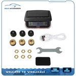 Black Rv Tire Pressure Sensor 1pc Tpms Solar Monitor 6pc Sensors W/alarm Modes. Fixed Price $39.89.