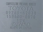 2008-2011 Toyota Rav4 Tire Pressure Monitoring System Module P/n 89769-42030. Fixed Price $33.99.
