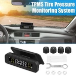 Tpms Tire Pressure Monitoring System Solar Usb Power Lcd 4 Sensors Windowshield. Fixed Price $30.39.