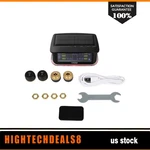 Black Rv Tire Pressure Sensor 1pc Tpms Solar Monitor 4pc Sensors W/alarm Modes. Fixed Price $29.09.