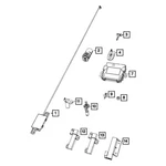 For Dodge Durango 2022 Mopar 68572590aa Tire Pressure Monitoring System Receiver. Fixed Price $172.33.