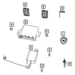 For Jeep Wagoneer 2023 Mopar Passive Entry Module. Fixed Price $116.70.
