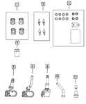 Genuine Mopar Tire Pressure Sensor Outer Rear 68591549ab. Fixed Price $41.81.
