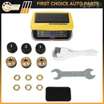 Yellow Rv Tire Pressure Sensor W/alarm Modes 1pc Tpms Solar Monitor 6pc Sensors. Fixed Price $39.89.