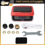 Red Rv Tire Pressure Sensor W/alarm Modes 1pc Tpms Solar Monitor 4pc Sensors. Fixed Price $31.34.