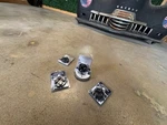 (4) Genuine Volvo Valve Stem Caps - Black 8640128 Same As Dealer. Fixed Price $111.95.