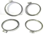 Set Of 4 Tpms Strap Sensor Band Stainless Steel Fit 17" To 26" Wheels. Fixed Price $134.70.
