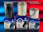Mopar Diesel Fuel And Oil Filter Set For 2019-2021 Ram 2500 3500 4500 5500 6.7l.. Fixed Price $55.00.