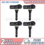 4pcs Tpms Tire Pressure Sensor 9811536380 For Peugeot 207 308 508 Citroen C4 Ds4. Fixed Price $37.99.